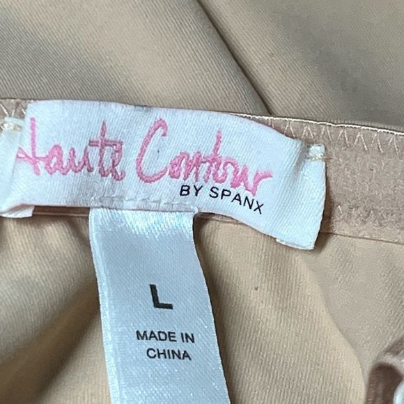 New Spanx Haute Contour Slip Slimming Shapewear Nude Sz L - Picture 5 of 5